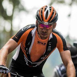 SIX2 Kerékpáros fehérnemű póló - SMX C - narancssárga