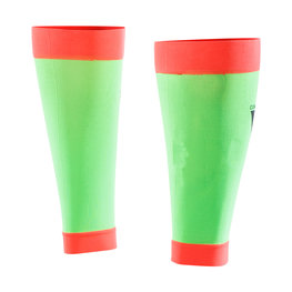 SIX2 Kerékpáros térdig érő melegítő - CALF - piros/zöld