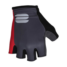 SPORTFUL Kerékpáros kesztyű rövid ujjal - BODYFIT PRO - piros/szürke