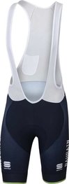 SPORTFUL Rövid kerékpáros nadrág kantárral - BAHRAIN MERIDA 2017 - kék