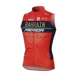 SPORTFUL Kerékpáros mellény - BAHRAIN MERIDA 2018 - kék/piros