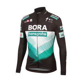 SPORTFUL Kerékpáros dzseki béléssel - BORA HANSGROHE 2020 - fekete/zöld