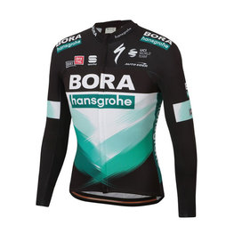 SPORTFUL Hosszú ujjú kerékpáros mez - BORA 2020 WINTER - zöld/fekete
