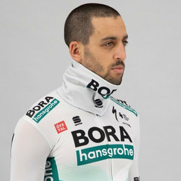 SPORTFUL Kerékpáros nyakmelegítő - BORA HANSGROHE 2021 - szürke/zöld