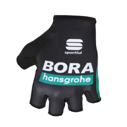 SPORTFUL Kerékpáros kesztyű rövid ujjal - BORA HANSGROHE 2019 - fekete