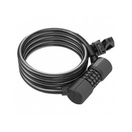 SYNCROS kerékpár lakat - MASSET COIL LOCK - fekete