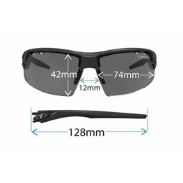 TIFOSI Kerékpáros szemüveg - CRIT - fekete