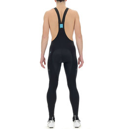 UYN Hosszú kerékpáros nadrág kantárral - RIDEMILES WINTER - fekete