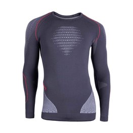 UYN Hosszú ujjú kerékpáros póló - EVOLUTYON - fehér/szürke