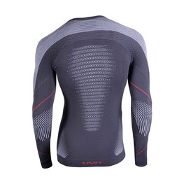 UYN Hosszú ujjú kerékpáros póló - EVOLUTYON - fehér/szürke