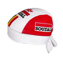 Kerékpáros bandana - LOTTO SOUDAL 2019 - fehér/piros