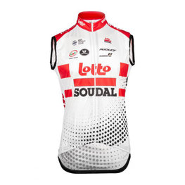 Kerékpáros mellény - LOTTO SOUDAL 2019 - piros/fehér