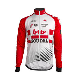 Kerékpáros dzseki béléssel - LOTTO SOUDAL 2019 - piros/fehér