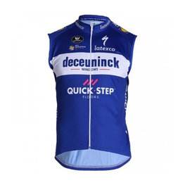 Kerékpáros mellény - QUICKSTEP 2019 - kék/fehér