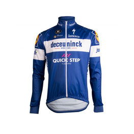 Kerékpáros dzseki béléssel - QUICKSTEP 2019 - kék/fehér