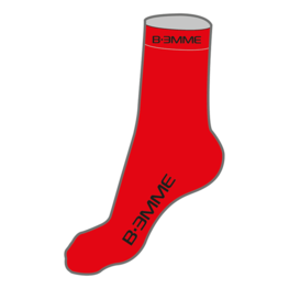 Klasszikus kerékpáros zokni - MERYL - piros
