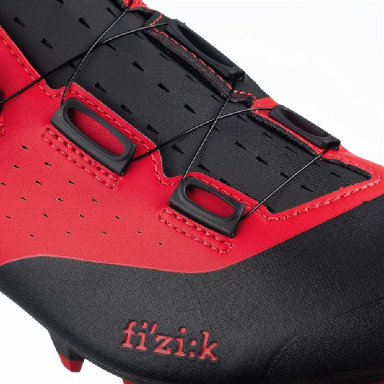 FIZIK Kerékpáros Cipő - VENTO X3 OVERCURVE - Piros/fekete