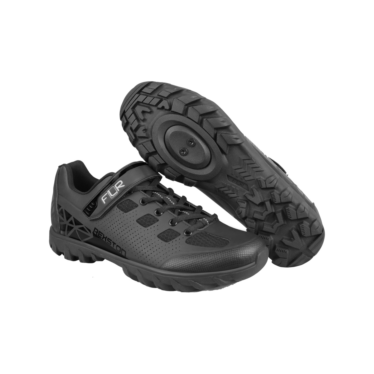 FLR Kerékpáros Cipő - REXSTON MTB - Fekete