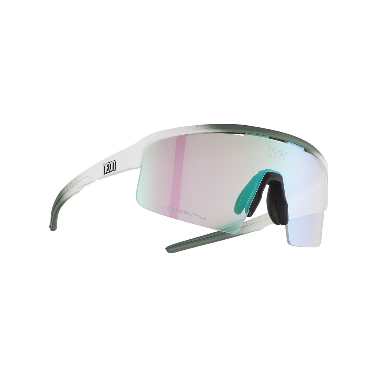 NEON Kerékpáros Szemüveg - ARROW 2.0 SMALL - Fehér/világoszöld