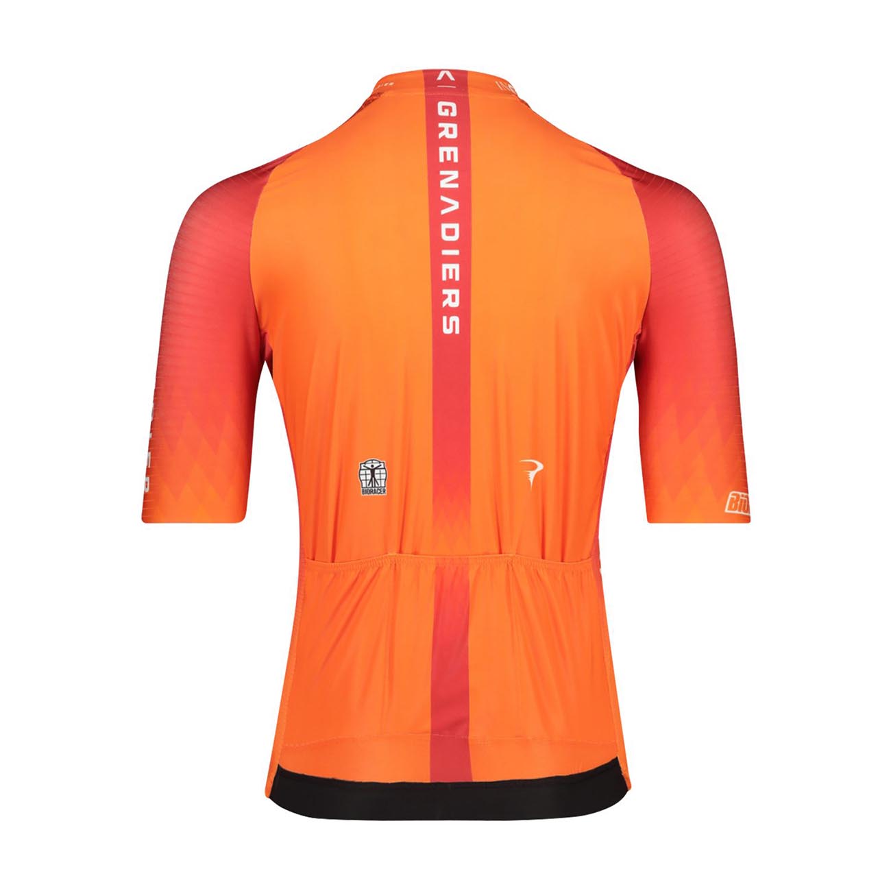 BIORACER Rövid Ujjú Kerékpáros Mez - INEOS GRENADIERS '22 - Narancssárga/piros