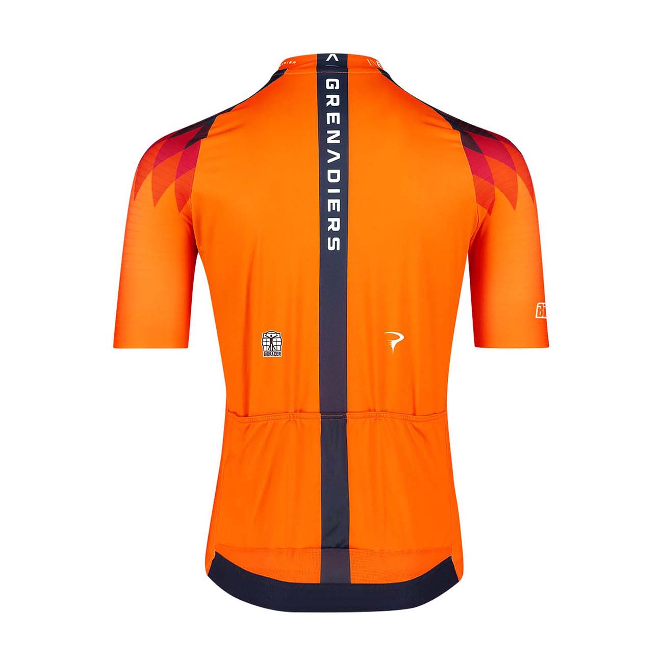 BIORACER Rövid Ujjú Kerékpáros Mez - INEOS GRENADIERS 2023 ICON TRAINING - Kék/narancssárga