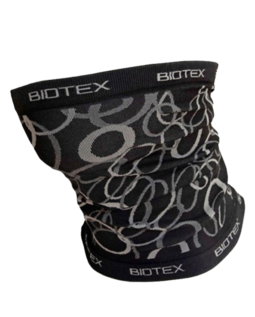 BIOTEX Kerékpáros Nyakmelegítő - MULTIFUNCTIONAL - Szürke/fekete