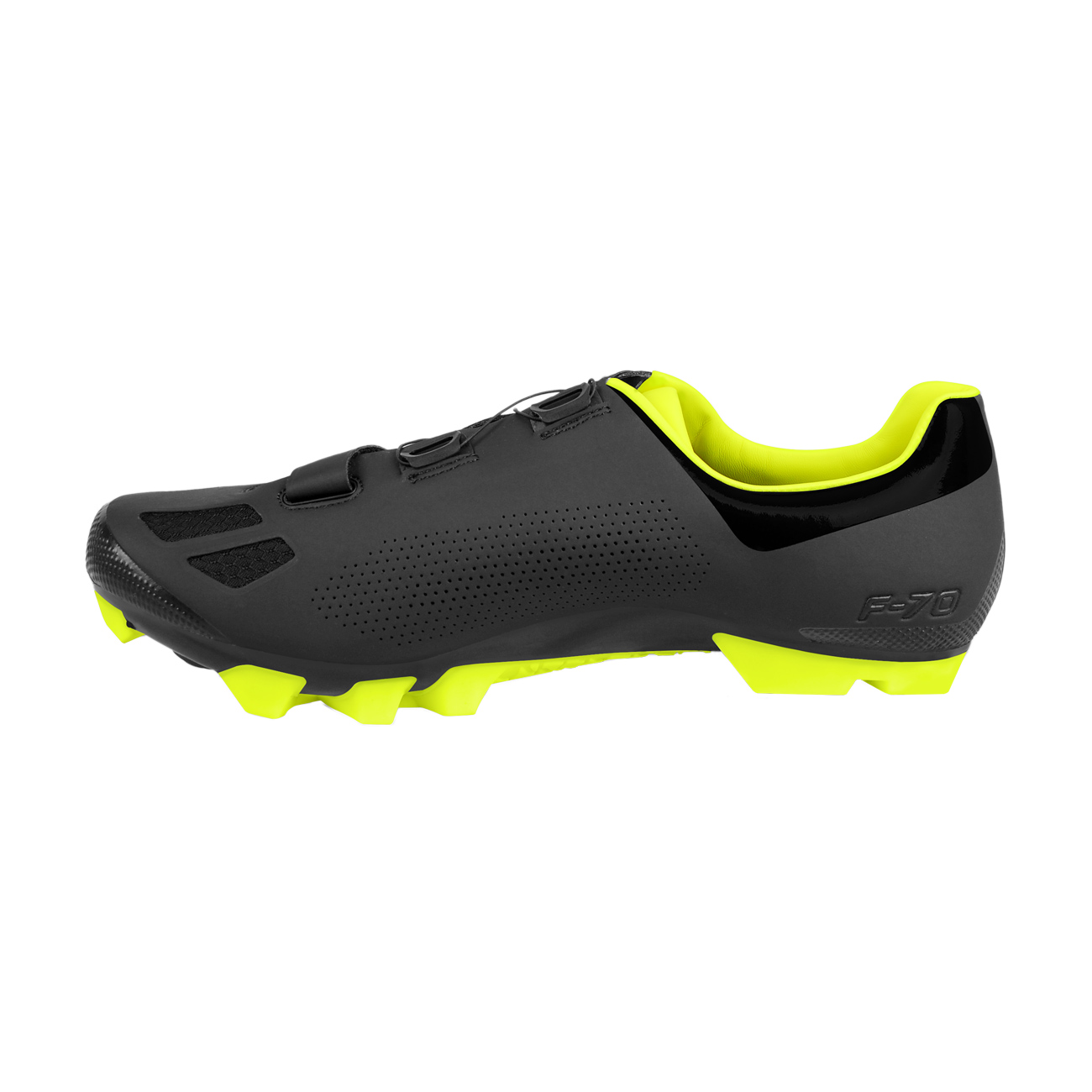 FLR Kerékpáros Cipő - F70 MTB - Fekete/sárga