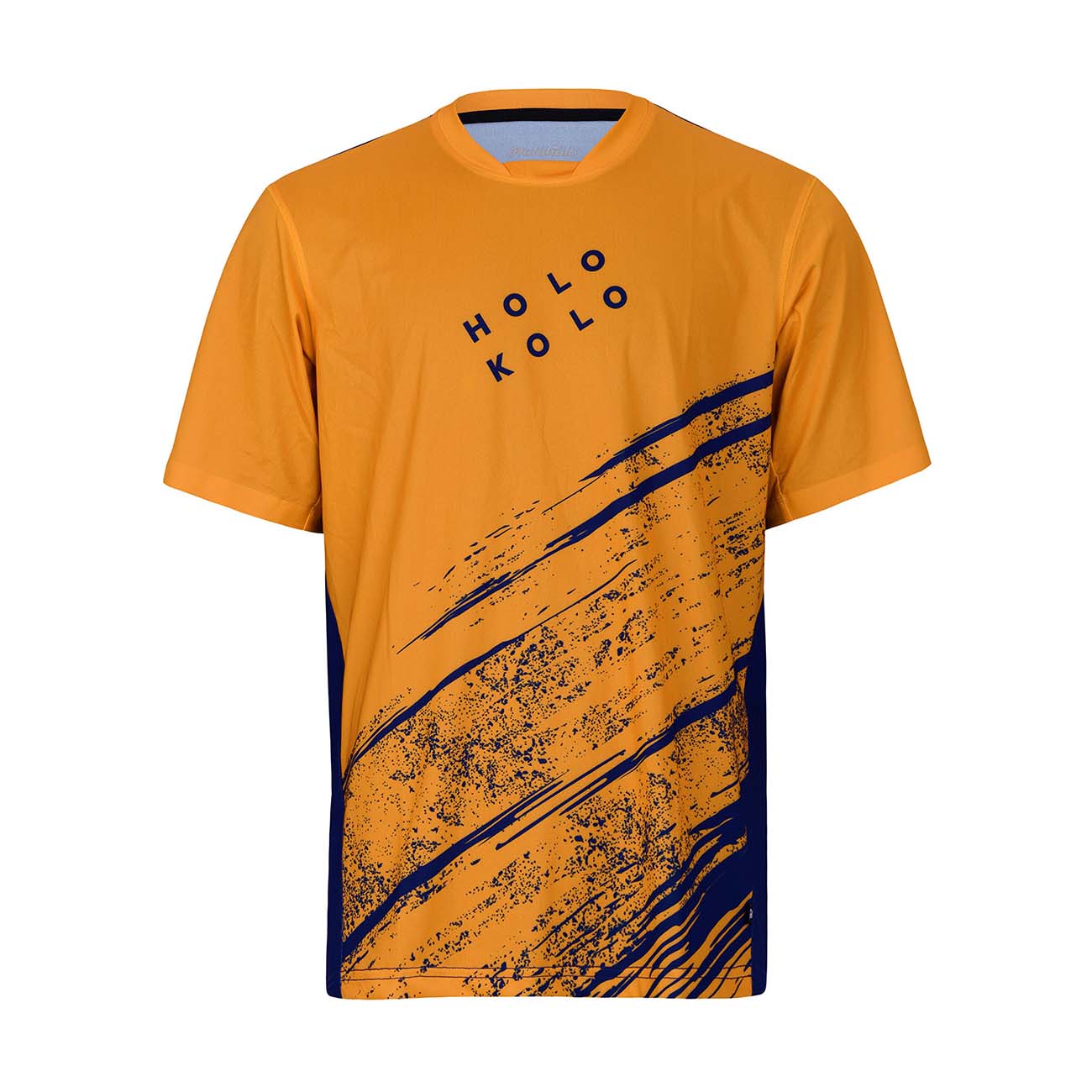 HOLOKOLO Rövid Ujjú Kerékpáros Mez - UNIVERSE MTB - Narancssárga/fekete