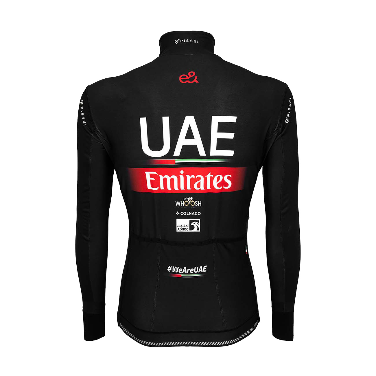 PISSEI Kerékpáros Dzseki Béléssel - UAE TEAM EMIRATES 23 - Fehér/piros/fekete
