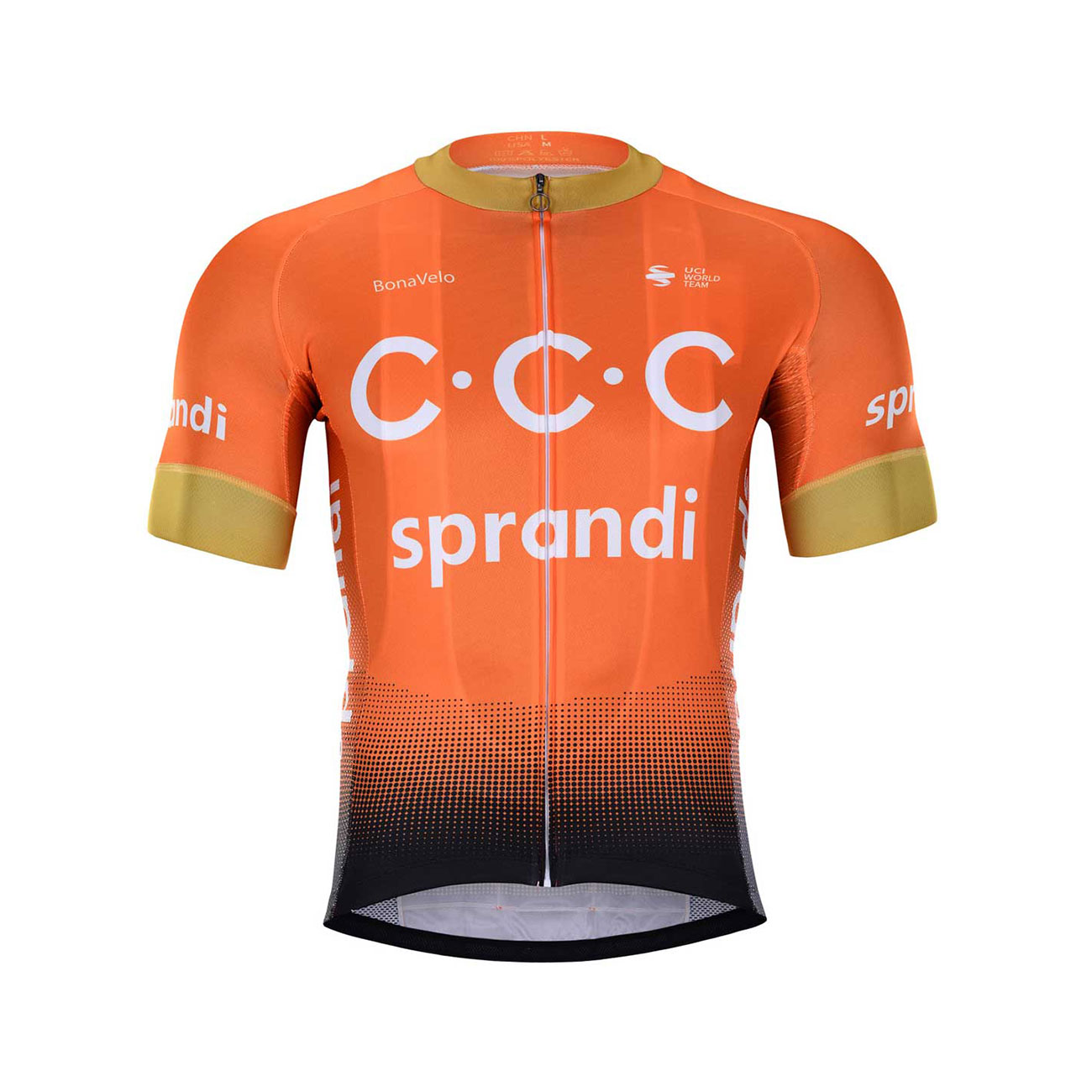 BONAVELO Rövid Ujjú Kerékpáros Mez - CCC 2020 - Narancssárga