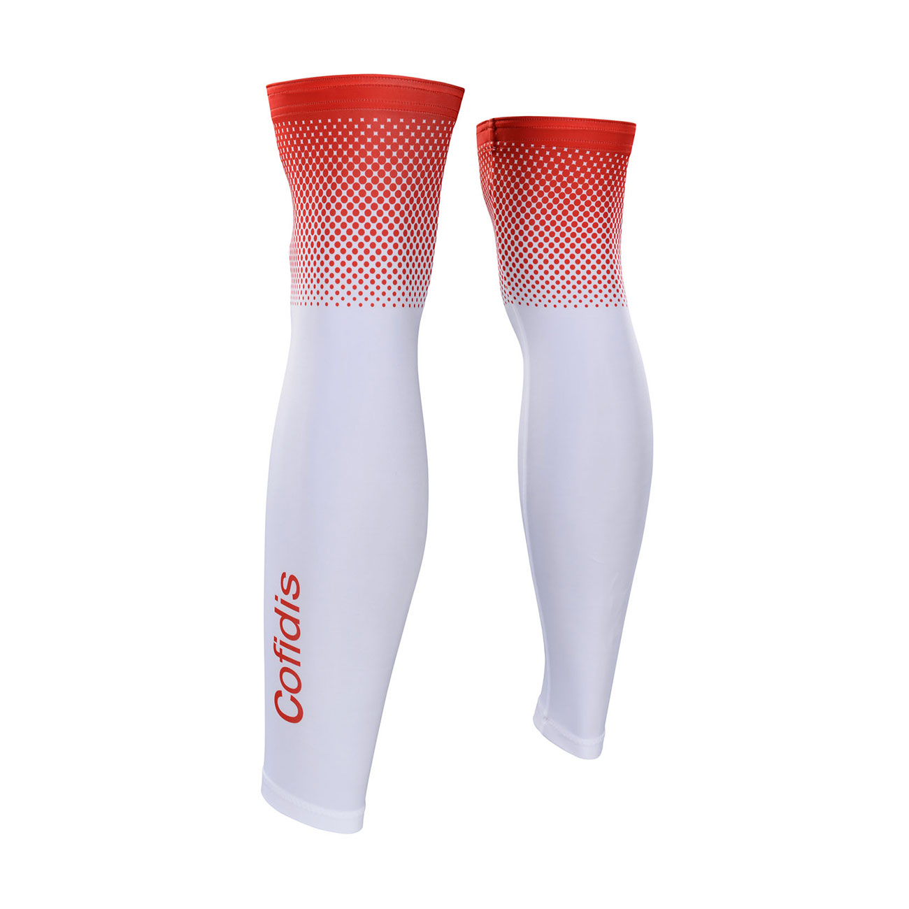 BONAVELO Kerékpáros Lábmelegítő - COFIDIS 2020 - Fehér/piros