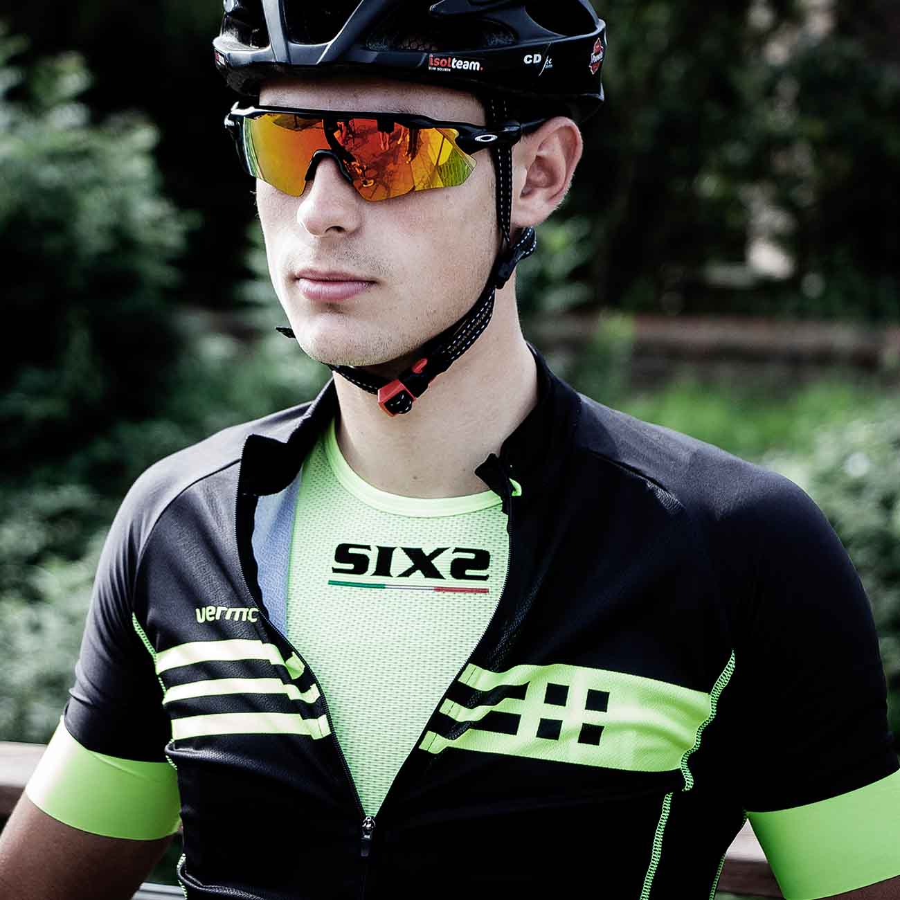 SIX2 Kerékpáros Fehérnemű Póló - SMX C - Sárga