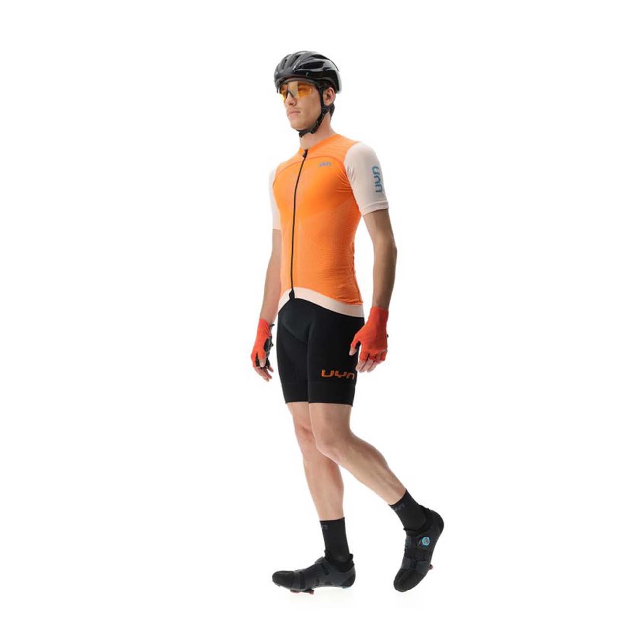 UYN Rövid Ujjú Kerékpáros Mez - BIKING GARDA - Narancssárga